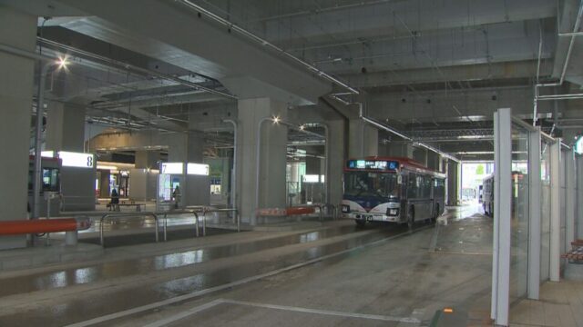 新潟駅の新バスターミナル
